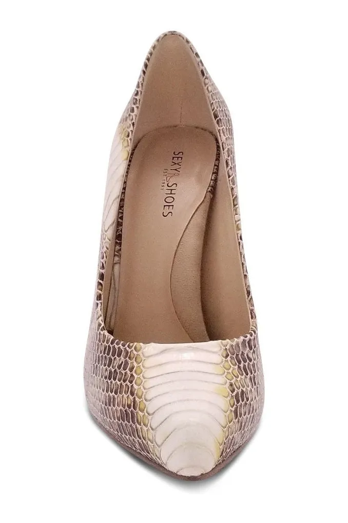 Sultry Low Cut Sky High Stiletto Heel Pump