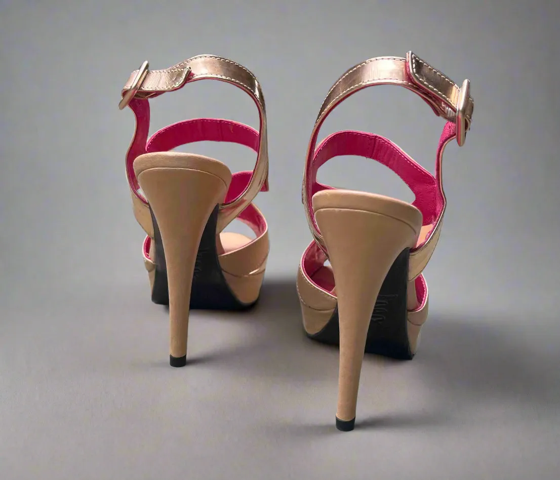 Talon - Rose/Nude platform heel Last pairs  35, 36 and 40!