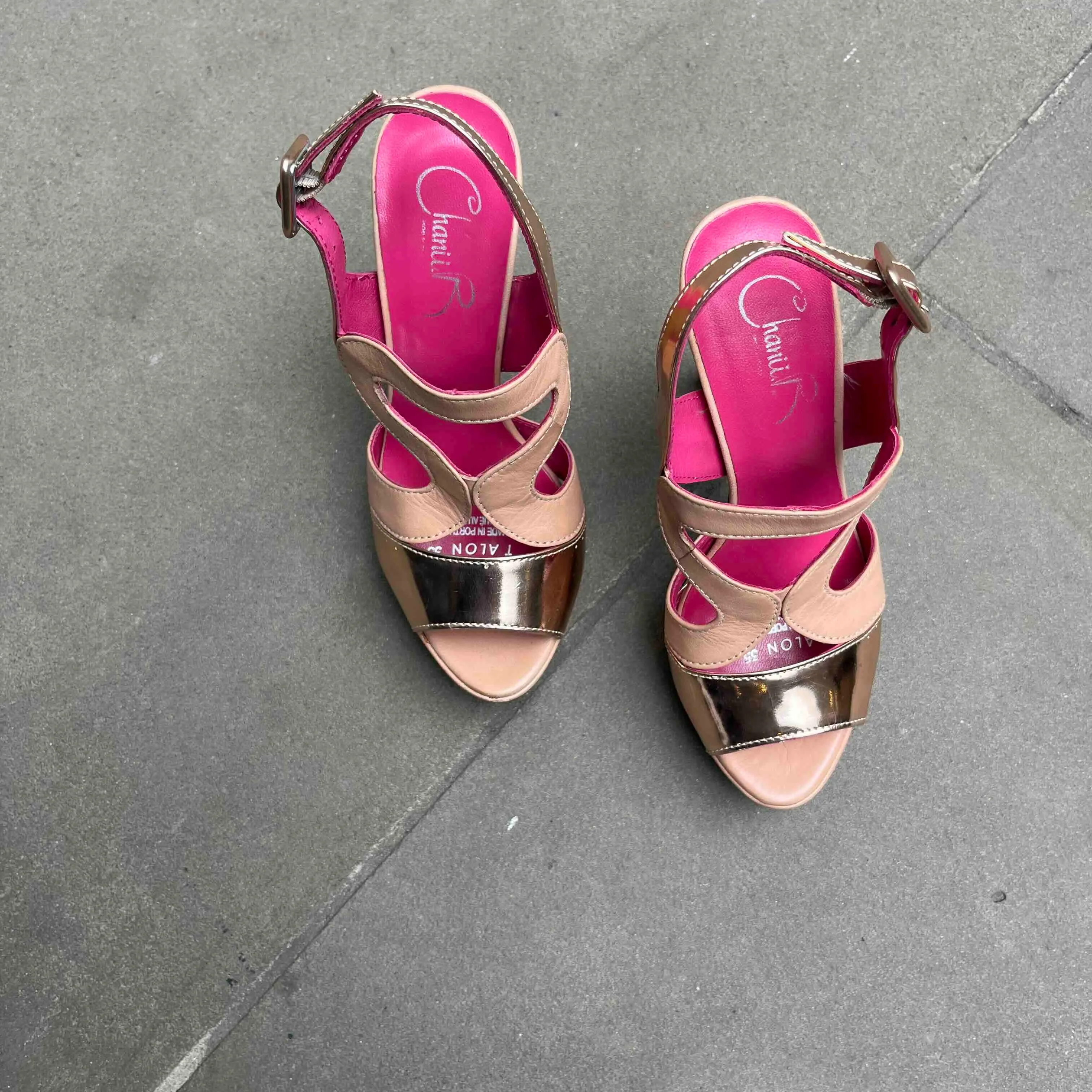 Talon - Rose/Nude platform heel Last pairs  35, 36 and 40!