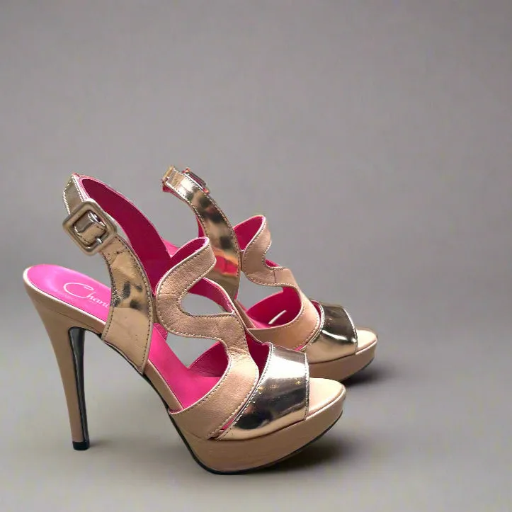 Talon - Rose/Nude platform heel Last pairs  35, 36 and 40!