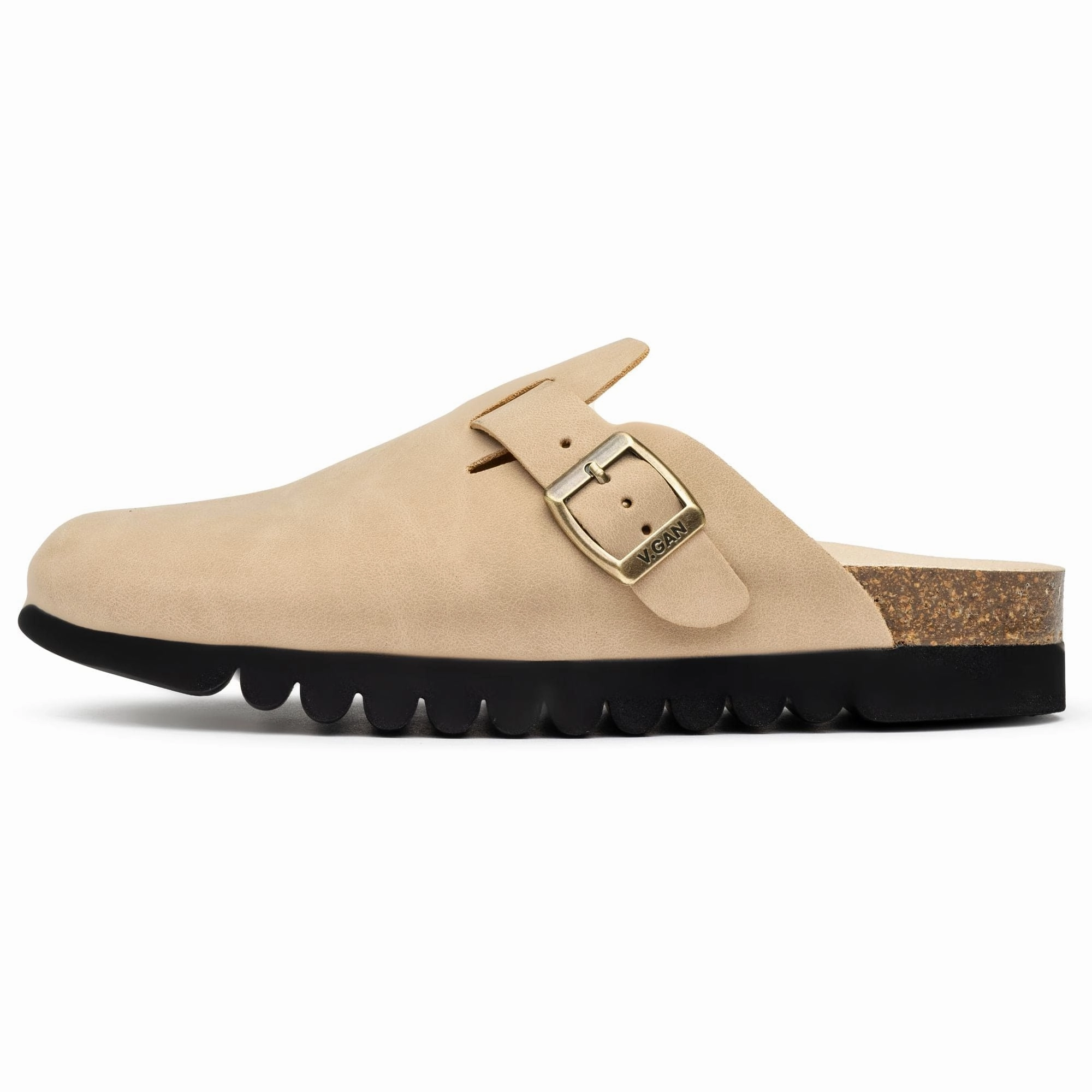 Taro Women's Footbed Vegan Sandals | Natural Taupe