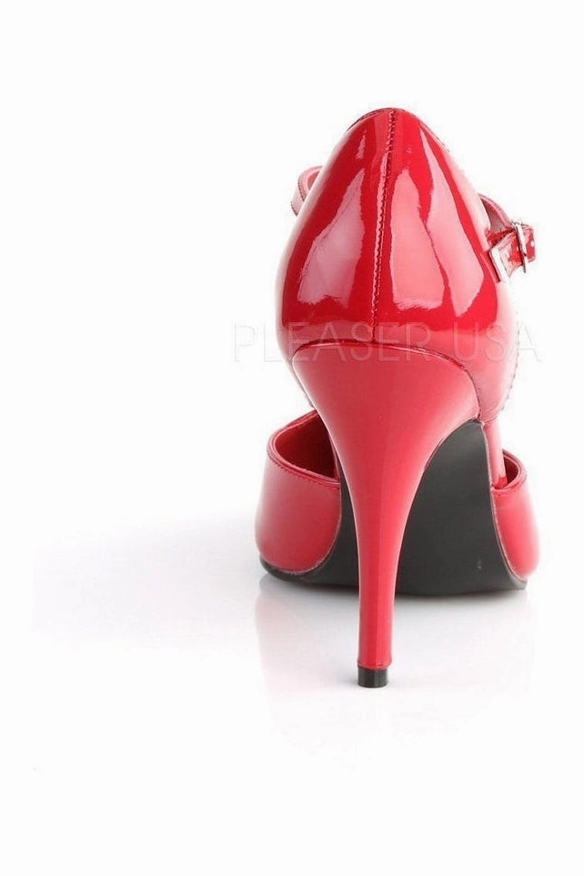 VANITY-415 Pump  | Red Patent