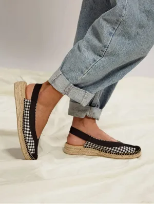 Vichy Jute Vegan Sandals | Check