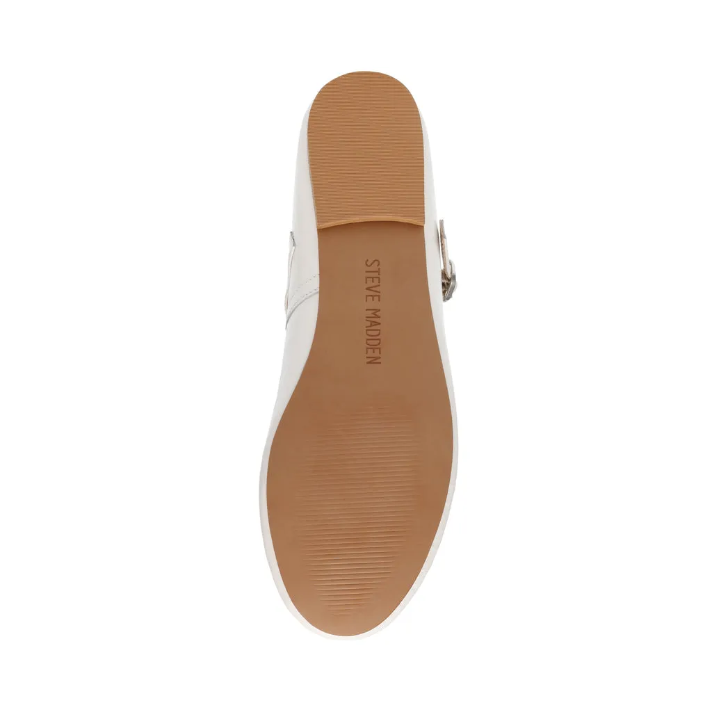 Vinetta Flat Shoe COCONUT MILK LEATHER