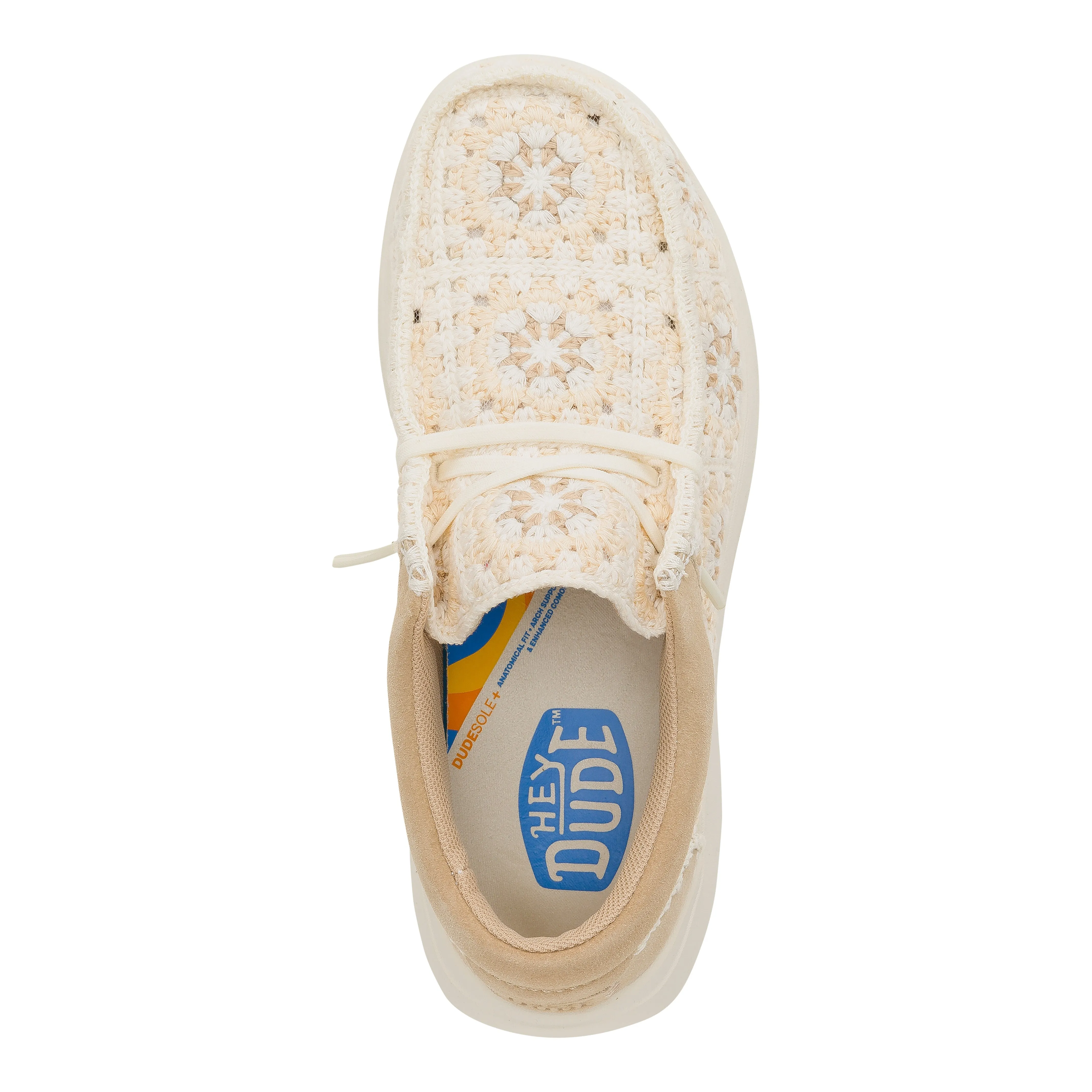Wendy Comf Cottage Crochet - Tan/Multi