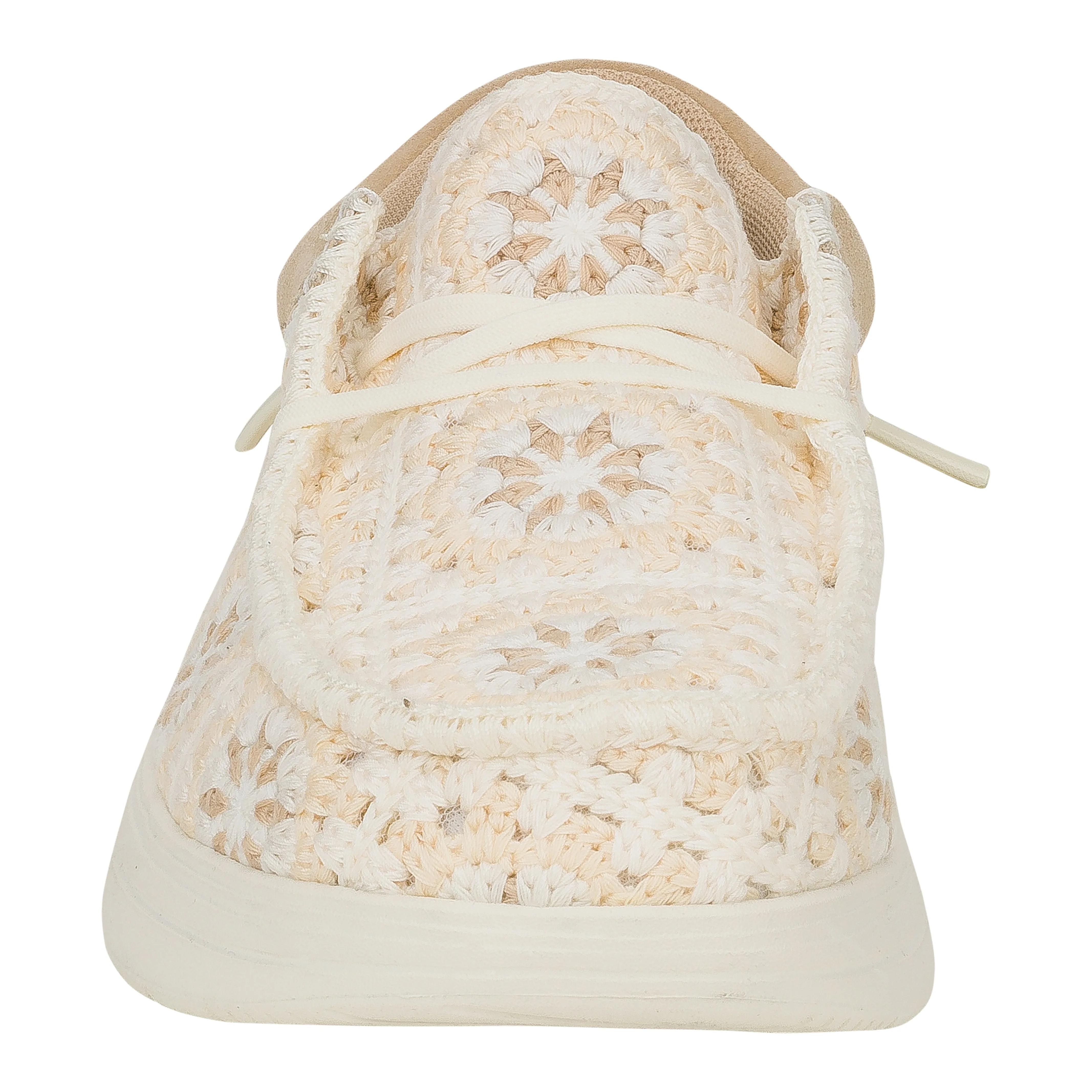 Wendy Comf Cottage Crochet - Tan/Multi