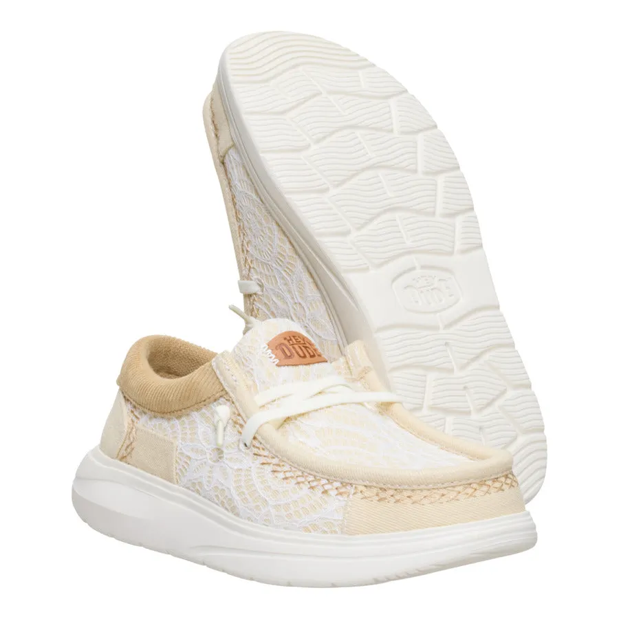Wendy Comf Patchwork - Ivory/Tan