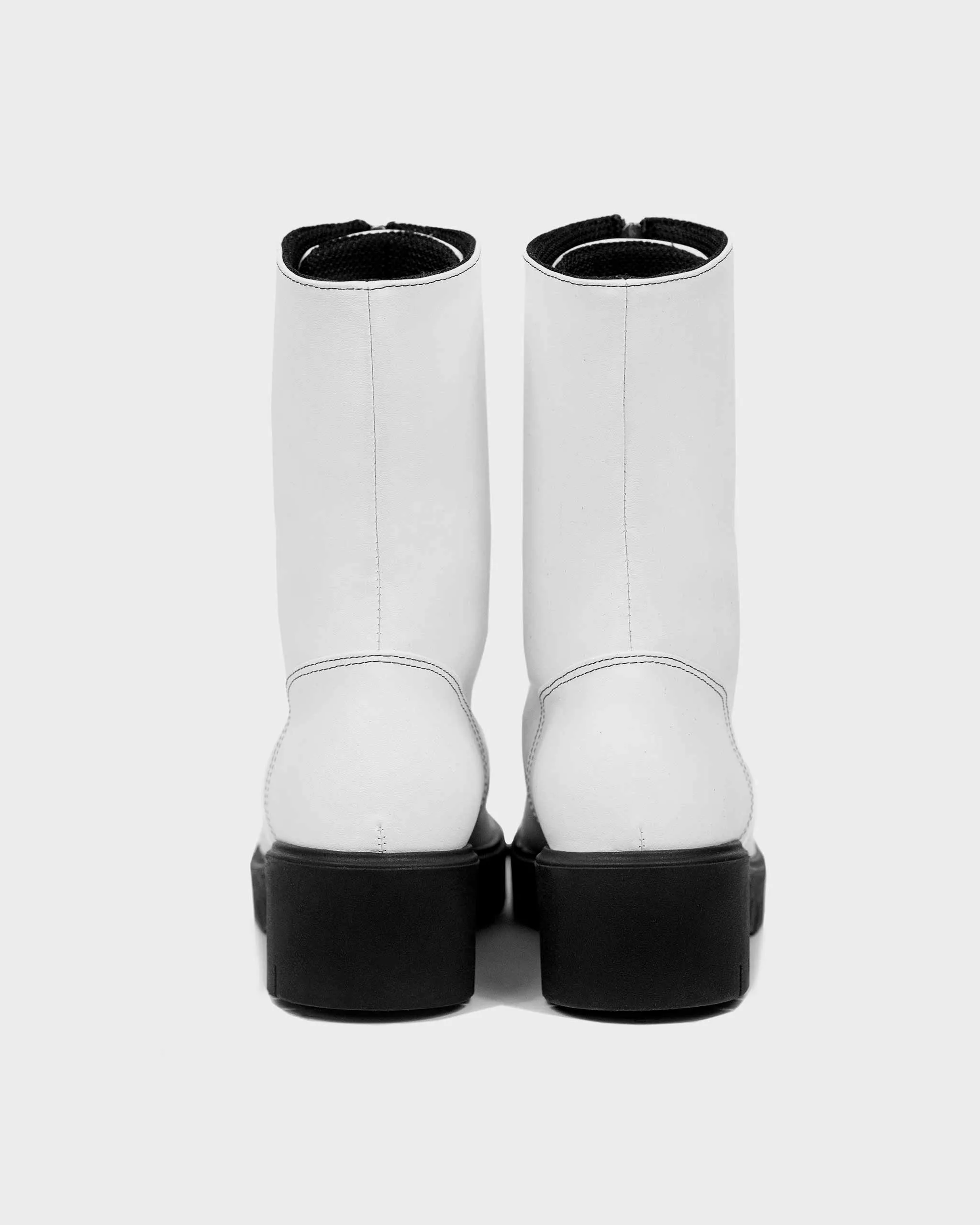 Women's Cyber Desserto Cactus Leather Vegan Ankle Boots | White