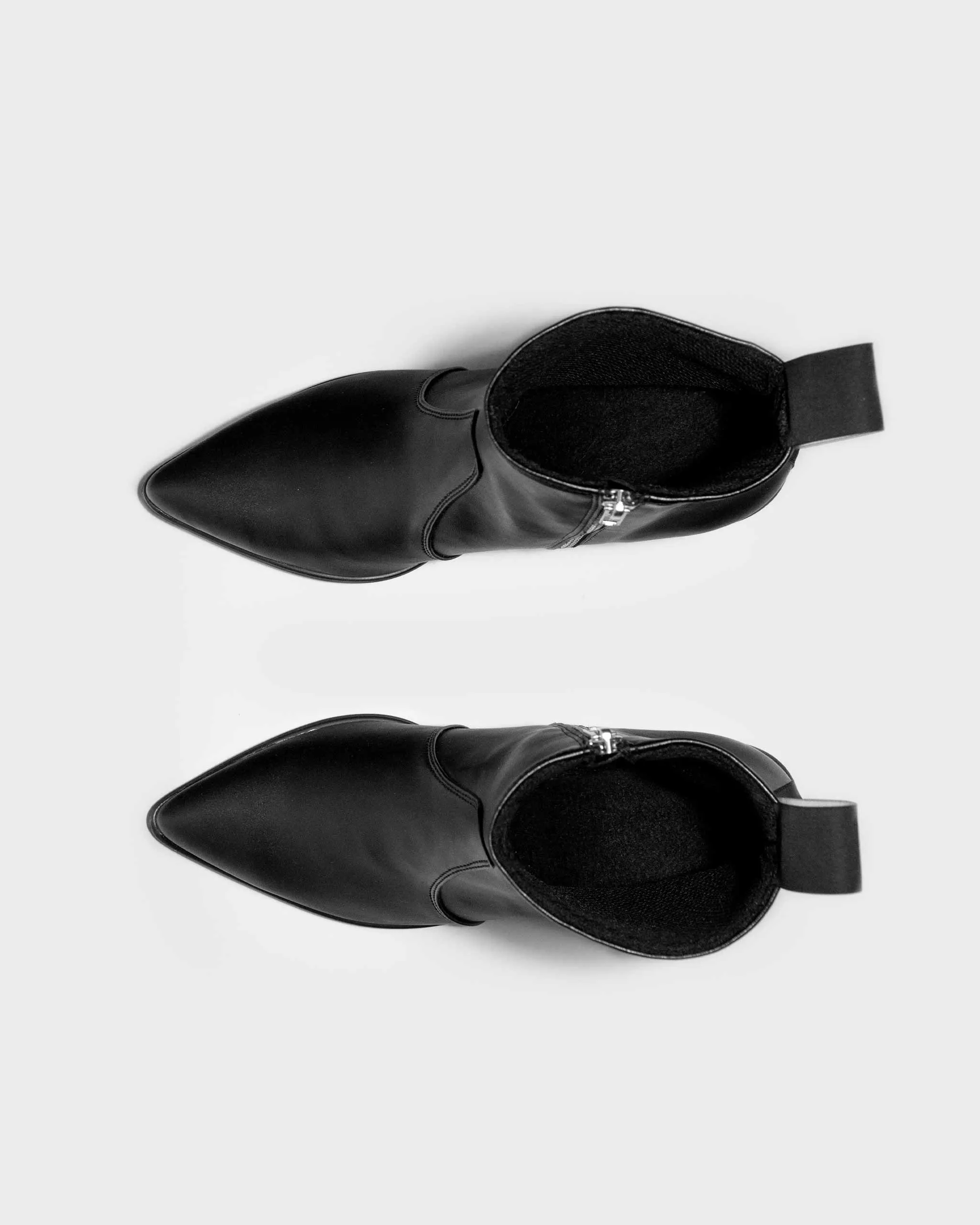 Women's Swan No.1 Desserto Cactus Leather Vegan Ankle Boots | Black