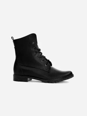 Women's Workers No. 2 Desserto Cactus Leather Vegan Boots | Black