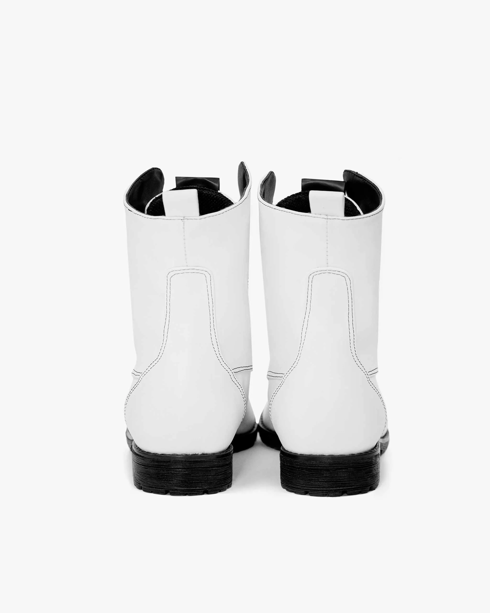Women's Workers No. 2 Desserto Cactus Vegan Leather Boots | White