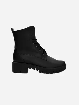 Women's Workers No. 3 Desserto Cactus Leather Vegan Boots | Black