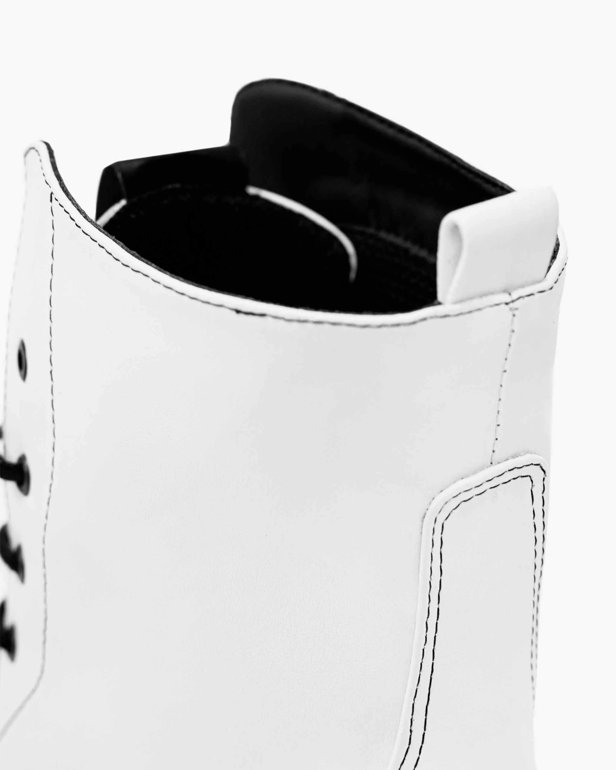 Women's Workers No. 3 Desserto Cactus Leather Vegan Boots | White