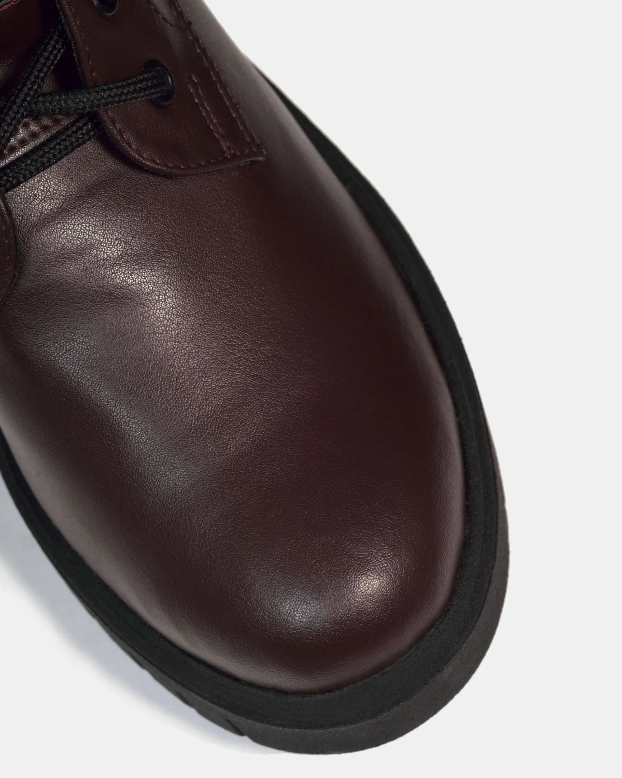 Women's Workers No. 3 Vegea Grape Leather Boots | Chocolate