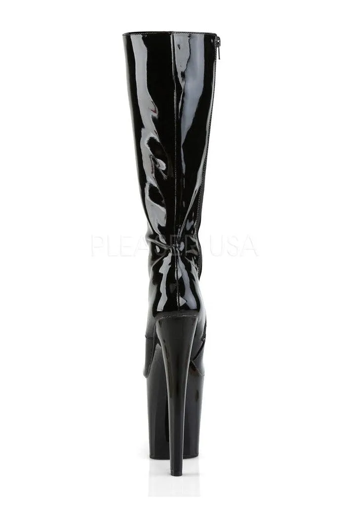 XTREME-2020 Platform Boot  | Black Patent