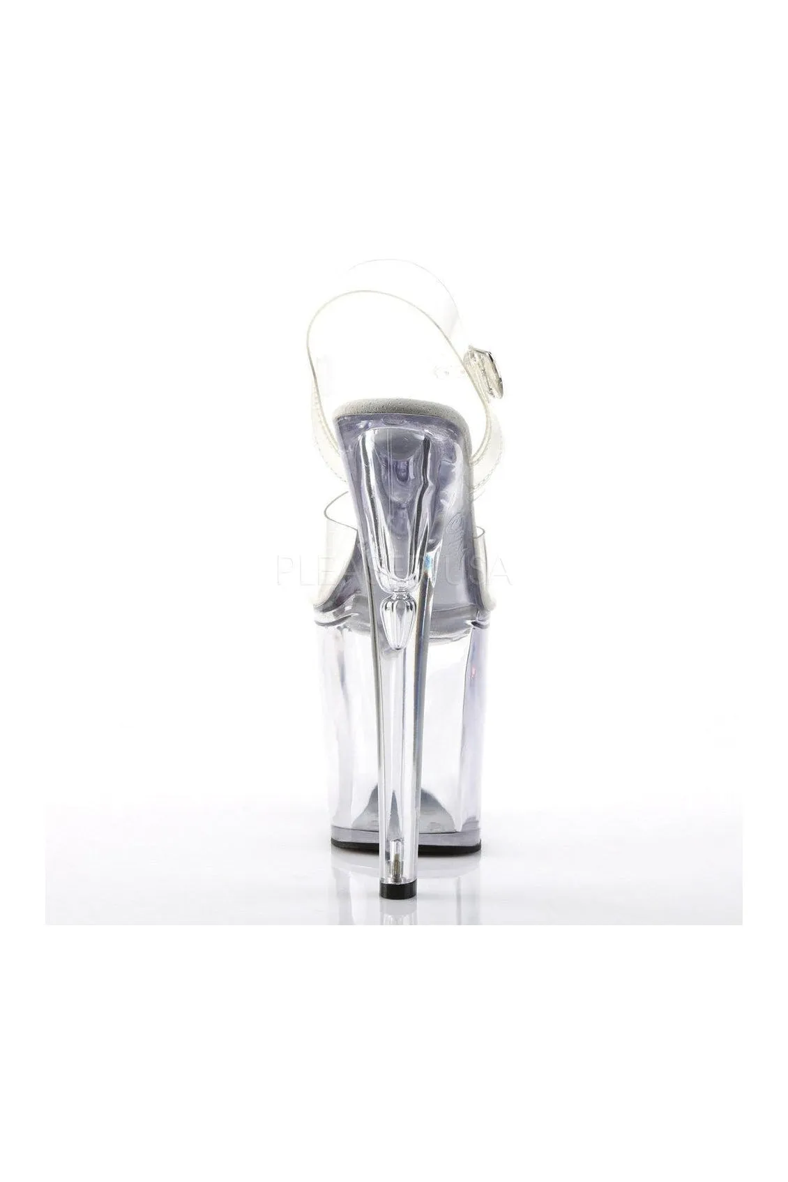 XTREME-808 Platform Sandal  | Clear Vinyl