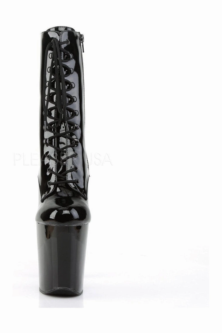 XTREME-1020 Platform Boot  | Black Patent