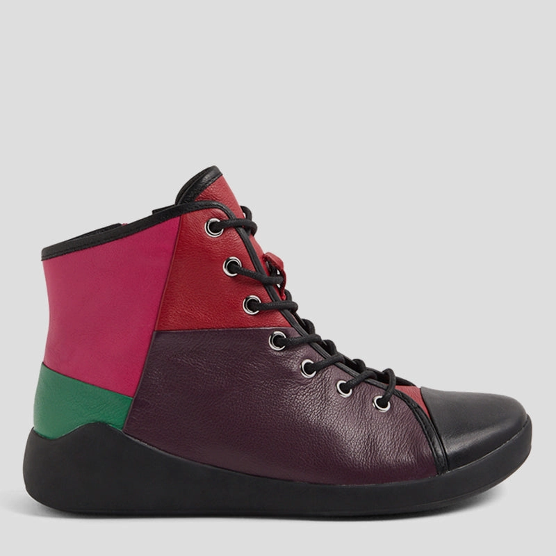 YASU XF - BLACK & BRIGHT MULTI LEATHER FINAL SALE