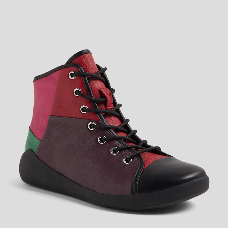 YASU XF - BLACK & BRIGHT MULTI LEATHER FINAL SALE
