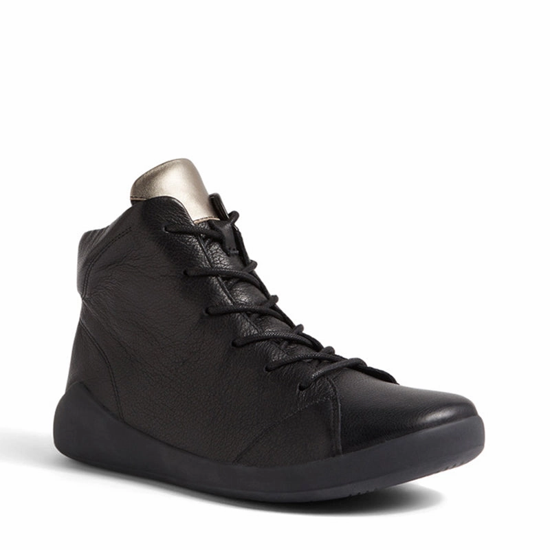 YORKERS XW - BLACK-PEWTER LEATHER