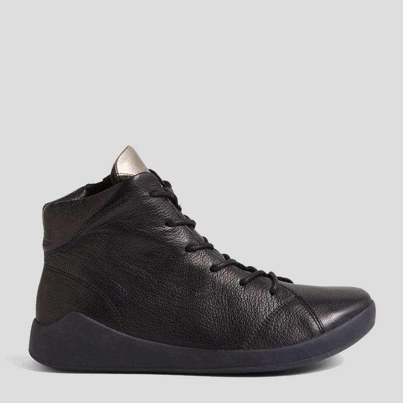 YORKERS XW - BLACK-PEWTER LEATHER