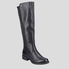 Z9591 - BLACK LEATHER FINAL SALE